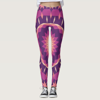 Leggings Motif de carrelage de pollen