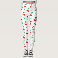 Motif de cerises sucrées sur blanc