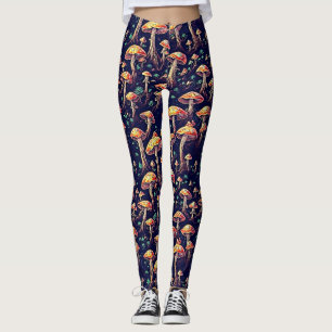 Leggings Motif de champignons