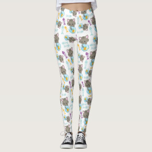 Leggings Motif De Chats, Chats Mignons, Chatons, Poisson