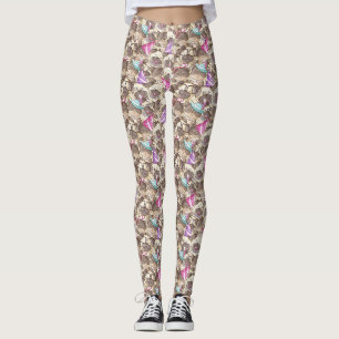 Leggings Motif de chien mou
