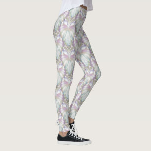 Leggings Motif de chouette oracle violet pastel