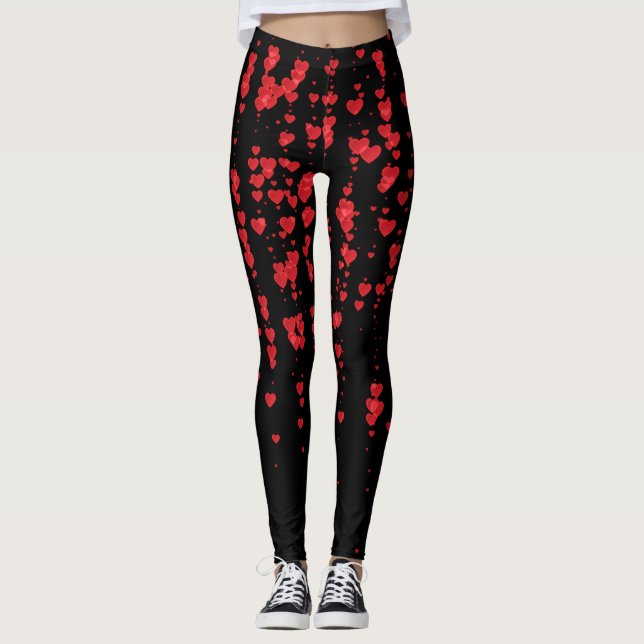 Leggings Motif de coeur 24 (Devant)