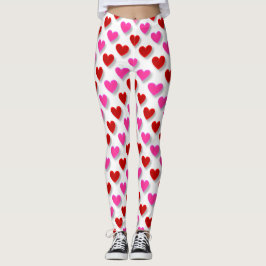 Leggings Motif de coeur simple