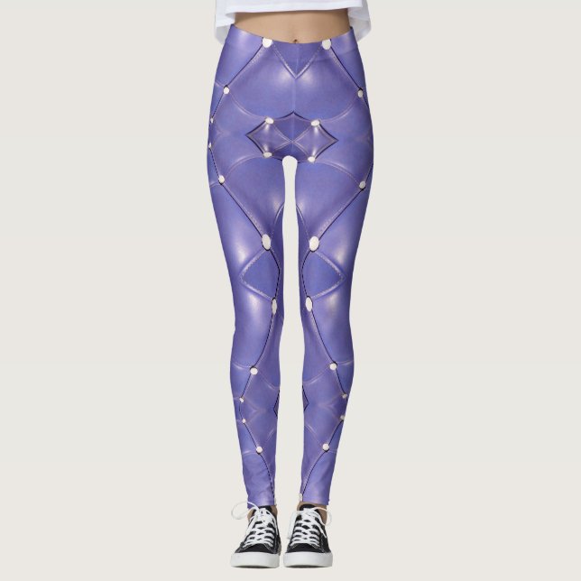 Leggings Motif de collage de manipulation photo de matériel (Devant)