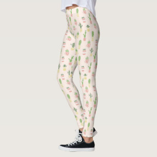 Leggings Motif de Cute Cactus
