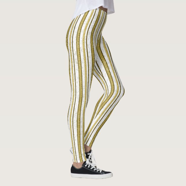 Leggings Motif de dentelle blanche (Droite)