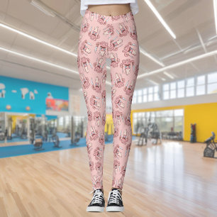 Leggings Motif de dessin animé de chef calmar
