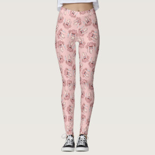 Leggings Motif de dessin de chef calmar