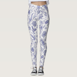 Leggings Motif de fleurs