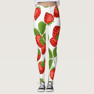 Leggings Motif de fraises