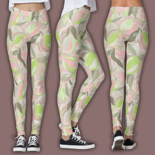 Leggings Motif de fruits     Citrus vibrant