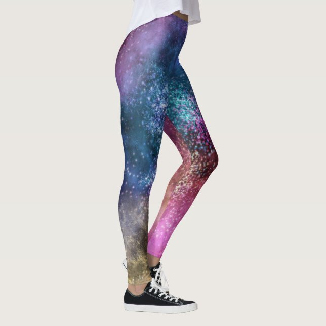 Leggings Motif de galaxie coloré (Droite)