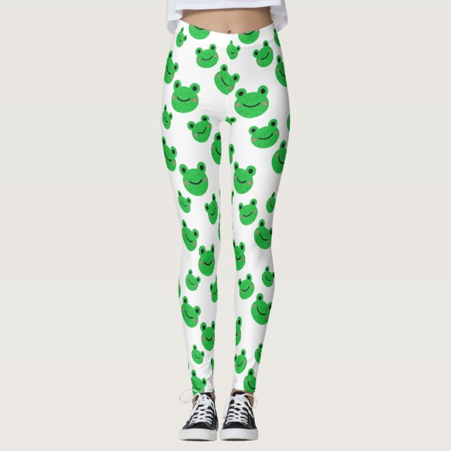 Leggings Motif de grenouille (Devant)