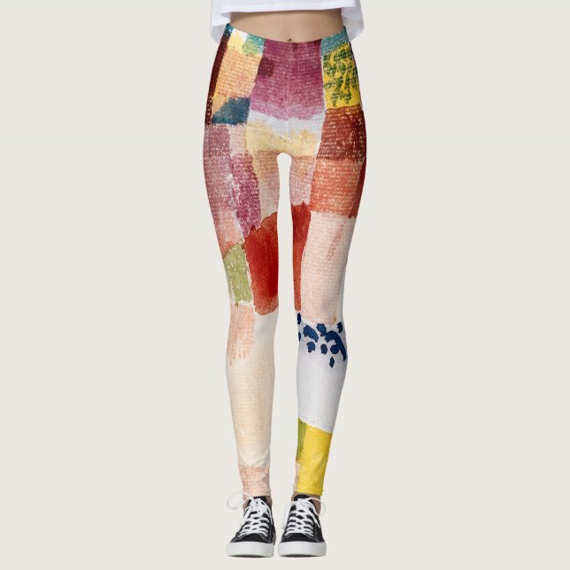 Leggings Motif de Hammamet par Paul Klee, Art Abstrait (Devant)