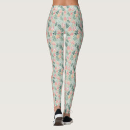Leggings Motif de la forêt de champignons magiques