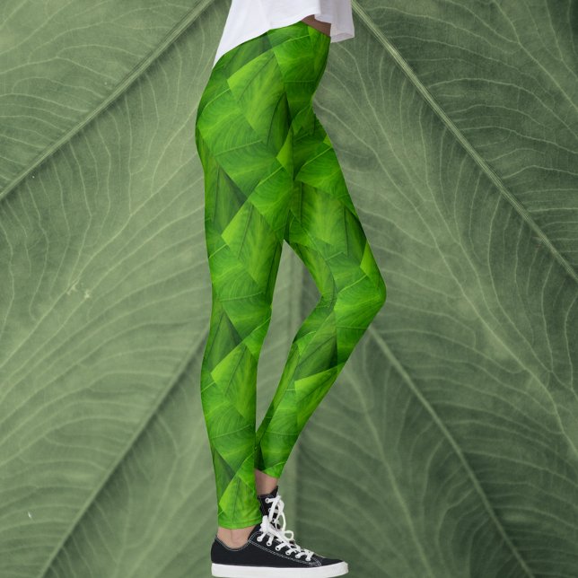 Leggings Motif de la nature Feuille (Créateur téléchargé)