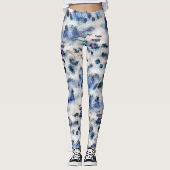 Leggings Motif de la peau Poster de animal de léopard des n (Devant)