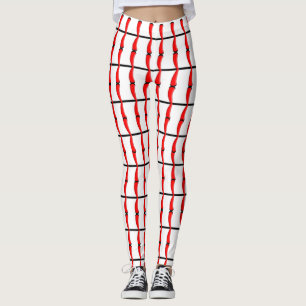 Leggings Motif de la série de baseball