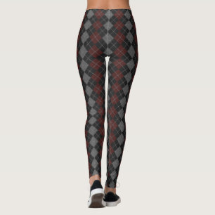 Leggings Motif de laine à nappes
