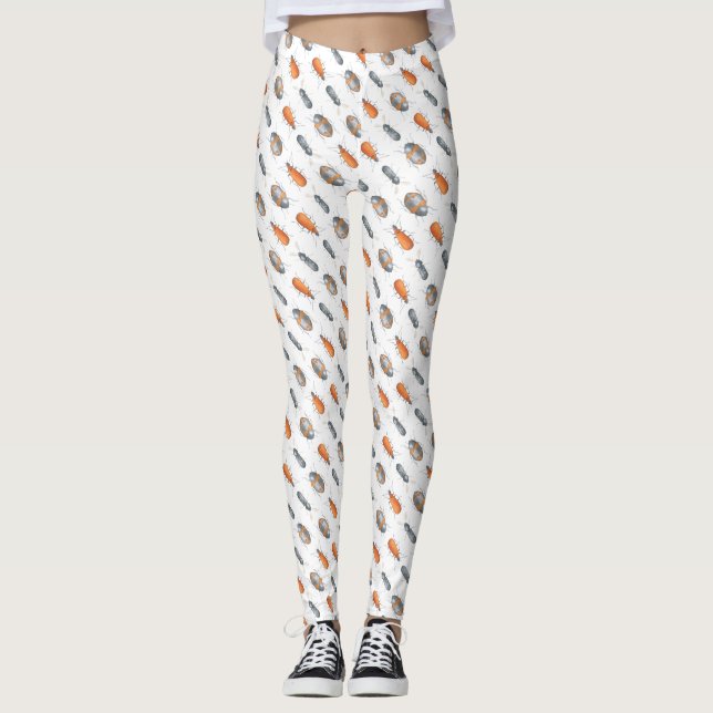 Leggings Motif de l'insecte insecte du scarabée (Devant)