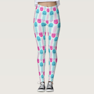 Leggings Motif de méduses, Mignonne méduse, Sea Animaux