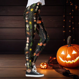 Leggings Motif de monstre d'Halloween