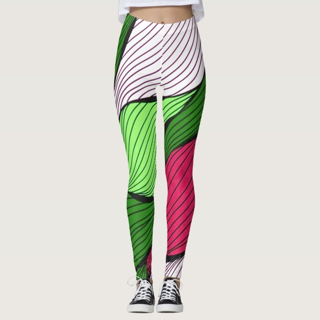 Leggings Motif de Noël et d'hiver (Devant)