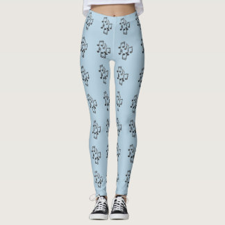 Leggings Motif de notes musicales