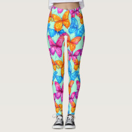 Leggings Motif de papillons colorés