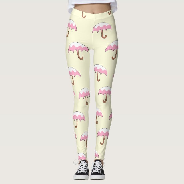 Leggings motif de parapluie (Devant)