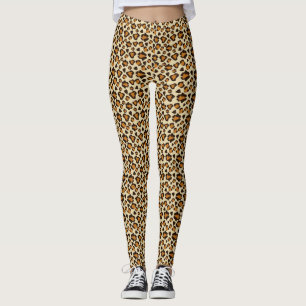 Leggings Motif de peau de guépard