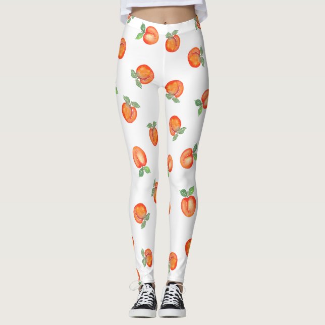 Leggings Motif de pêche d'été doux grand (Devant)