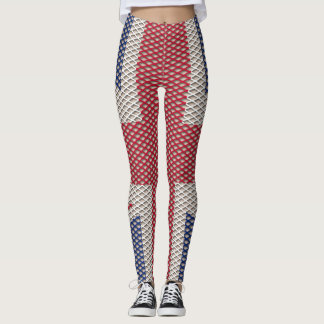 Leggings Motif de pêche du pavillon Union Jack