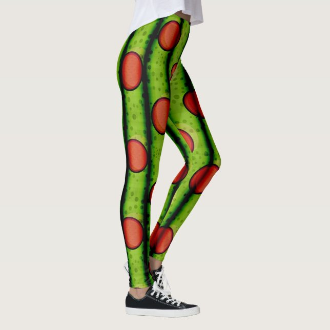 Leggings Motif de rideau pois (Droite)