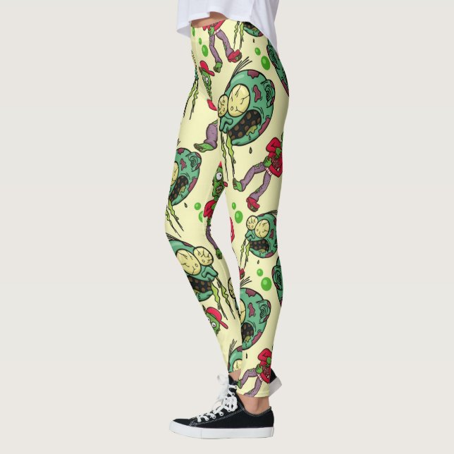 Leggings Motif de Sick Zombie (Gauche)