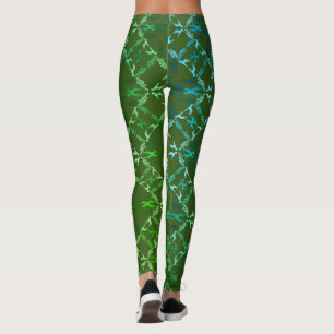 Leggings Motif de silhouette et de typographie de Grand Dan