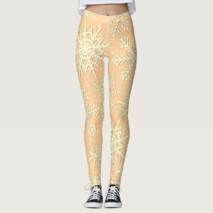 Leggings Motif de snowflakes