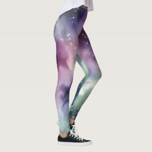 Leggings Motif de tapisserie céleste
