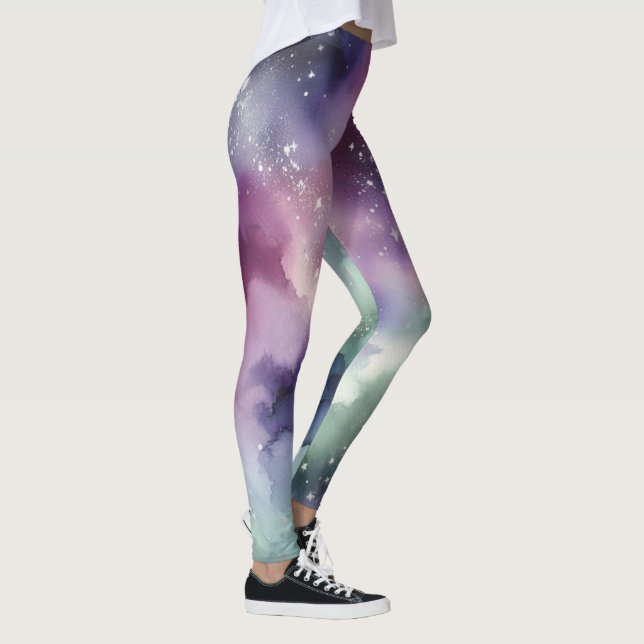 Leggings Motif de tapisserie céleste (Droite)