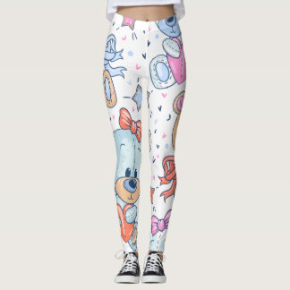 Leggings Motif de Teddy bear