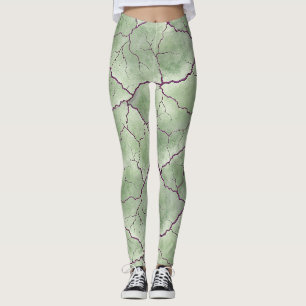 Leggings Motif de texture de peau de zombie artistique