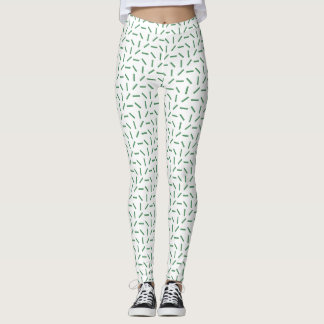 Leggings Motif de tirets abstraits minimalistes