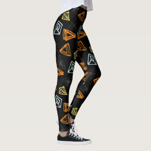 Leggings Motif de triangles abstraits modernes