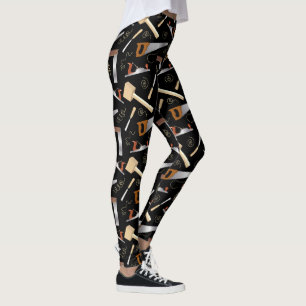 Leggings Motif des outils de menuiserie