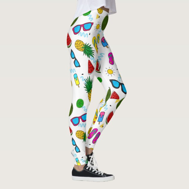 Leggings Motif d'été (Droite)
