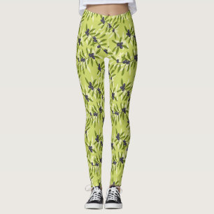 Leggings Motif d'olive