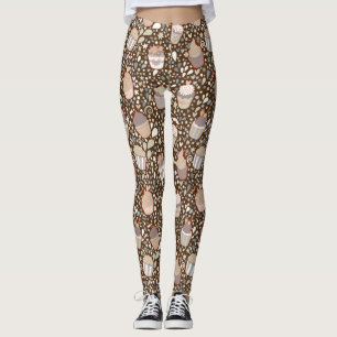 Leggings Motif doux fait de petits gâteaux savoureux