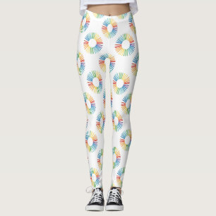 Leggings MOTIF du cercle arc-en-ciel LGBT Pride