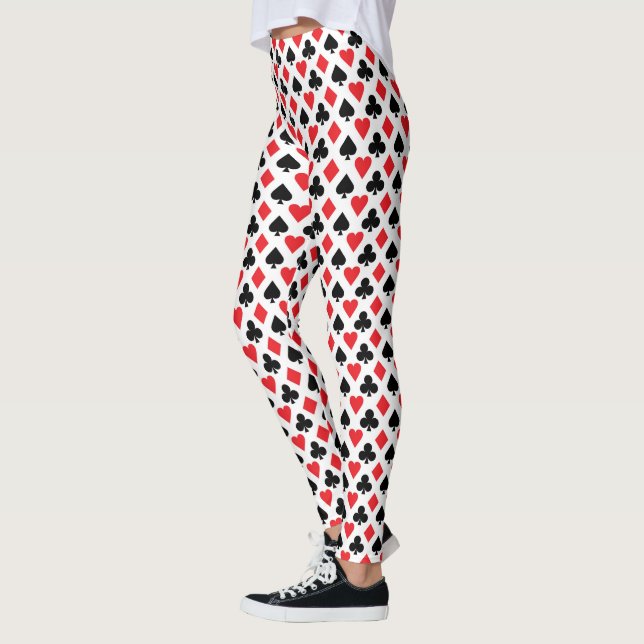 Leggings Motif du pont de cartes (Gauche)